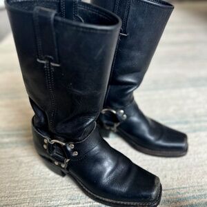 Frye Women's Black Harness Boots 12R 77300 - Size 8.5